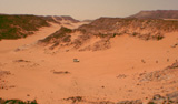 Aqaba Pass, looking East from the plateau to the plain below