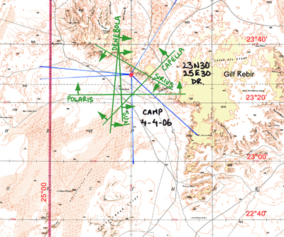 Plot of camp 4th of April 2006