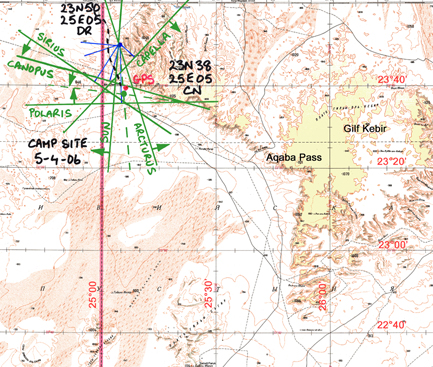 Plot of camp 5th of April 2006