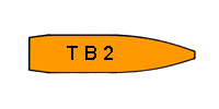 Tangent Boat-tail 2 standard projectile